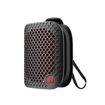 Monster Portable Mini Bluetooth Speaker with Built-in Microphone Waterproof – Black